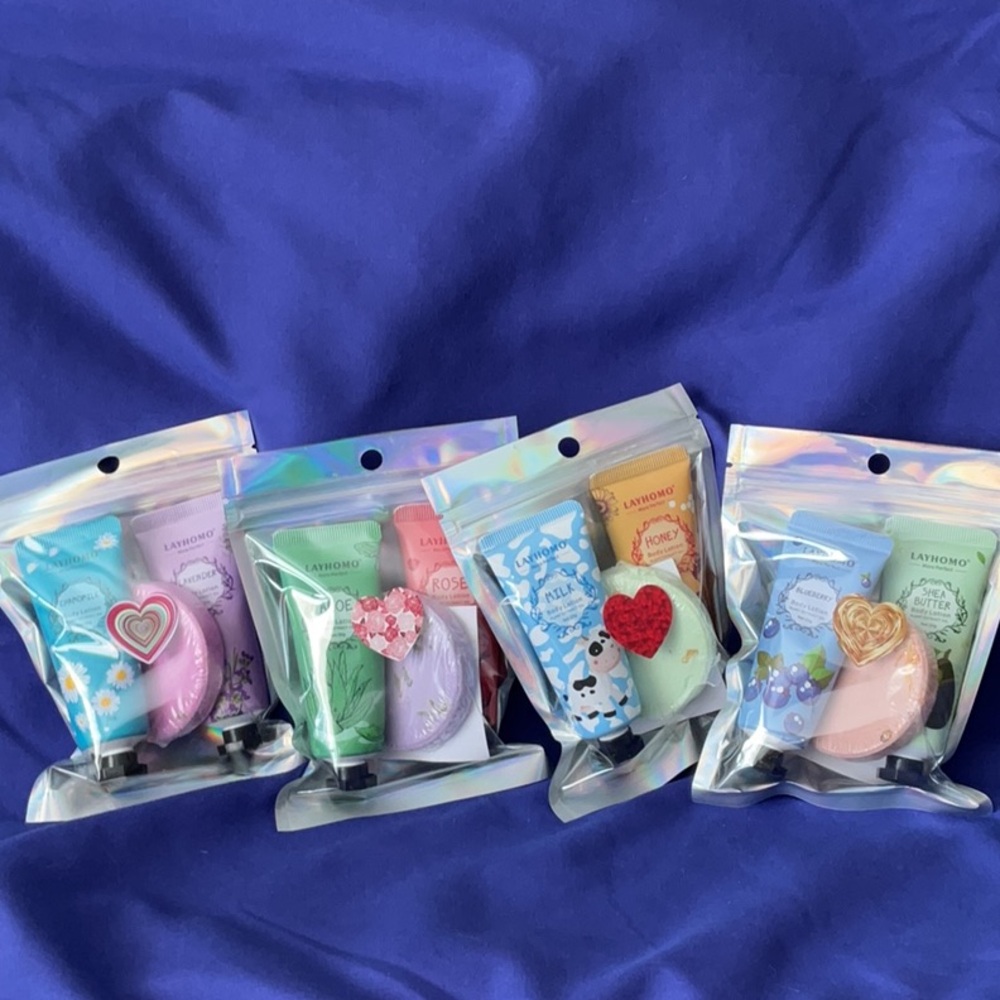 💜💜  Bath & Beauty Body Lotion Gift Set AND Aromatherapy Body Steamers